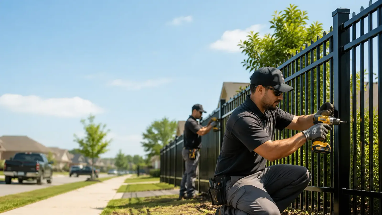 Metal Fence Installation in Chataignier, LA